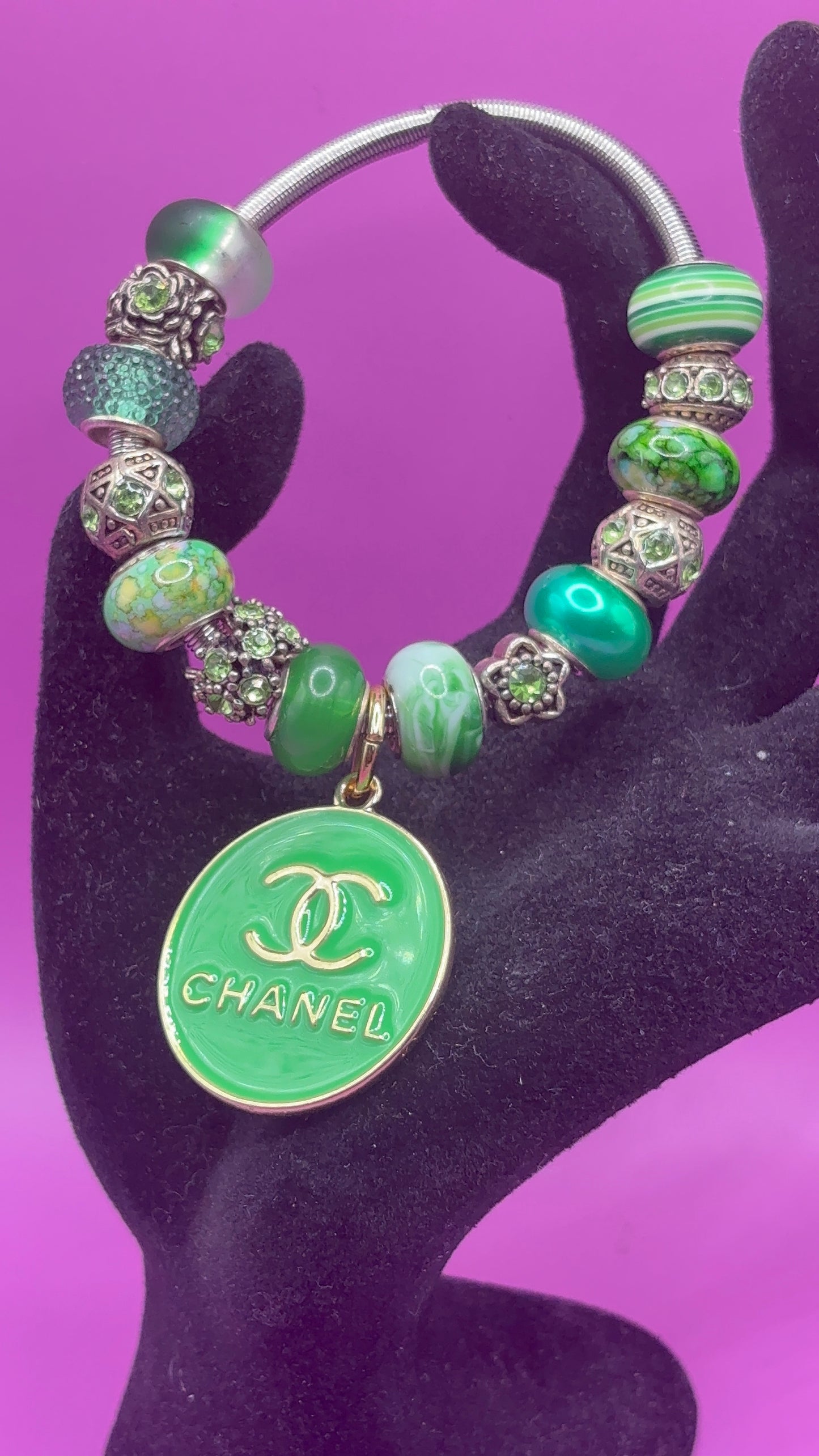 Inspired Beaded Charm Bracelets