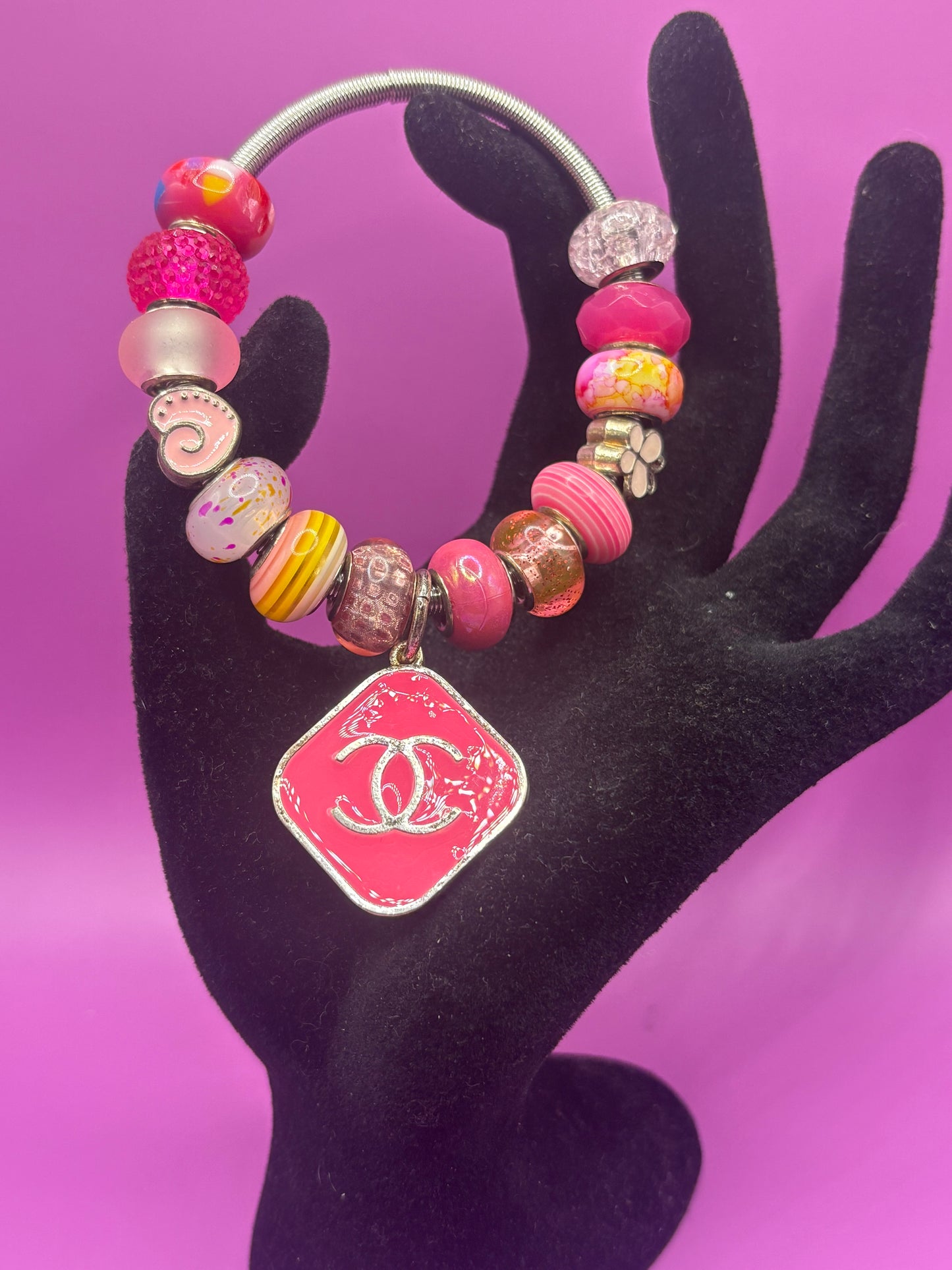 Inspired Beaded Charm Bracelets