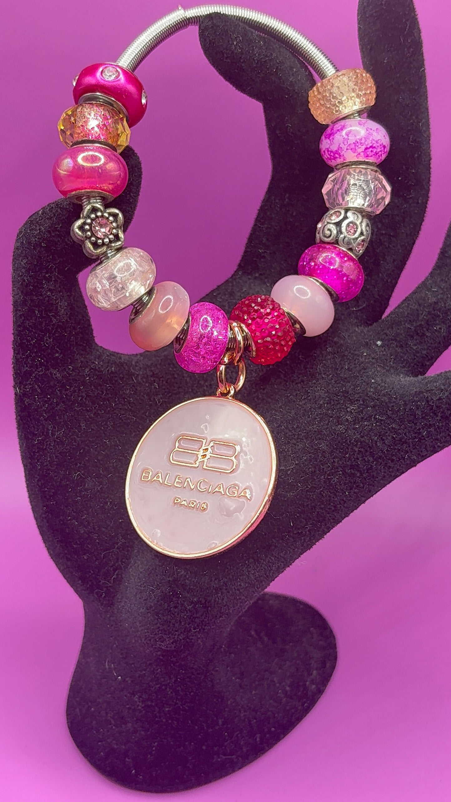 Inspired Beaded Charm Bracelets