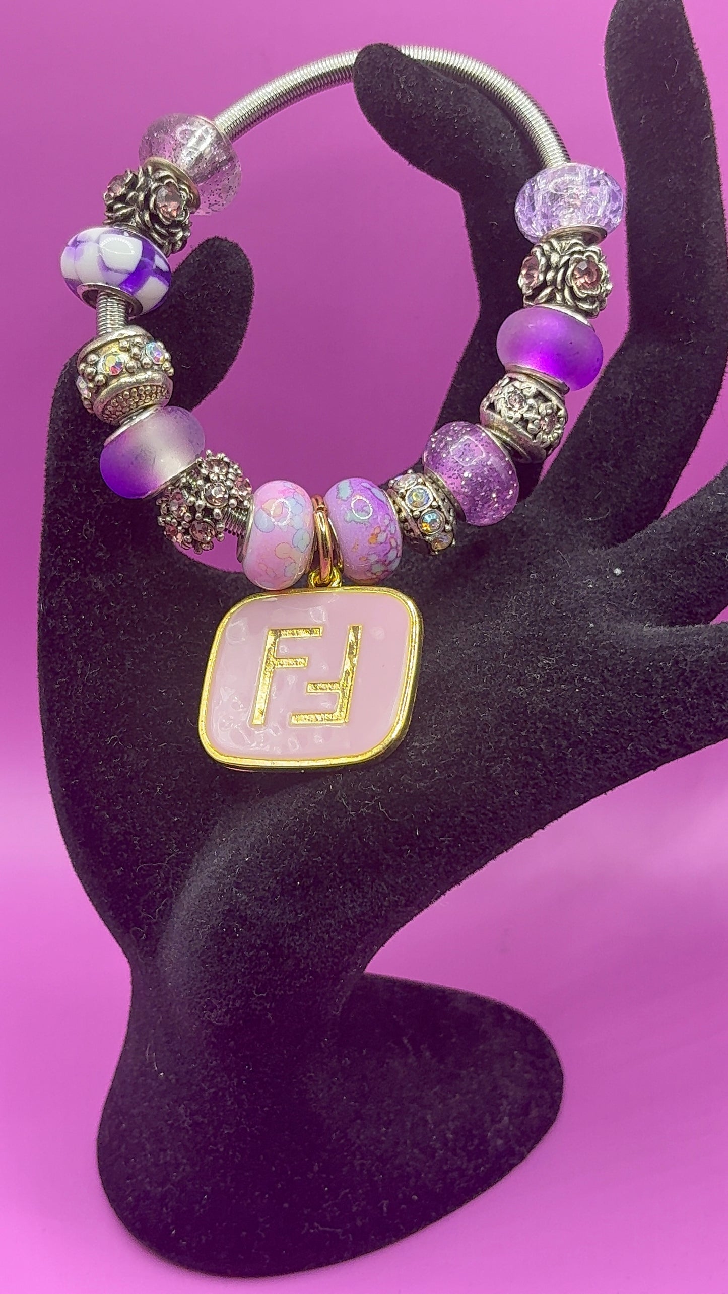 Inspired Beaded Charm Bracelets