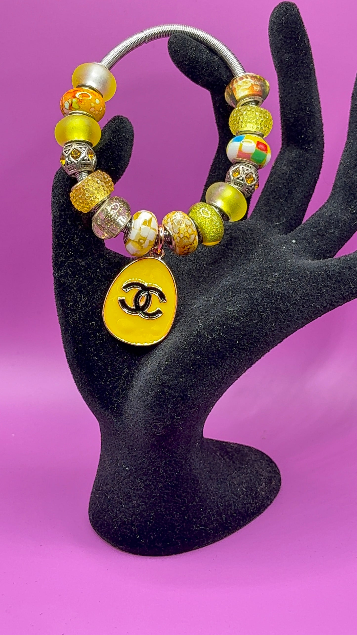 Inspired Beaded Charm Bracelets